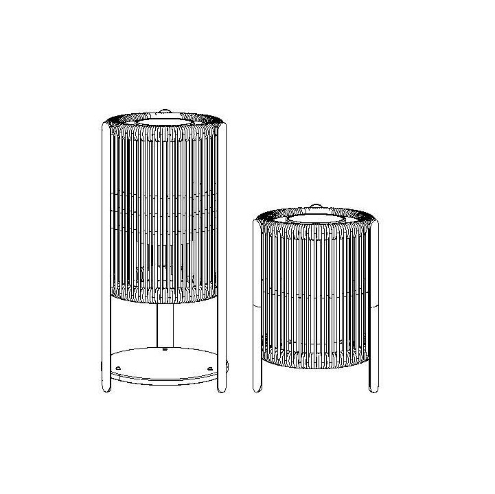 Rocky Super Bright Floor Solar Lamp