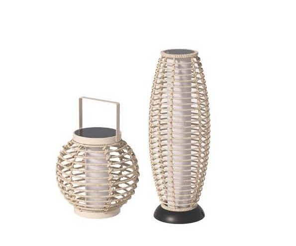 Austin Rattan Solar Light